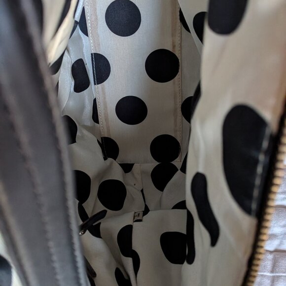 Kate Spade Bond Street Black Smooth Leather Hobo Shoulder Bag with Turnlock - Picture 7 of 7